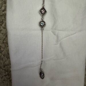 Brighton Silver and Black Ornate Necklace